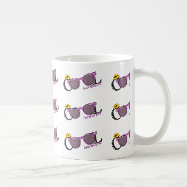 Caneca De Café Legal neta-sol e óculos de sol em branco (Direita)