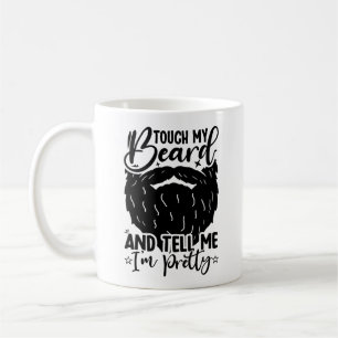 Caneca De Café Legal Padre Toque Minha Barba, Pai De Nascimento