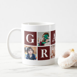 Caneca De Café Legal Red Photo Collage Granny Mugs