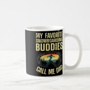 Caneca De Café Legal Snowboard Art Men Pai Padre Snowboard Sno