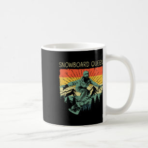Caneca De Café Legal Snowboard Para Mulheres Mãe Esquiando S
