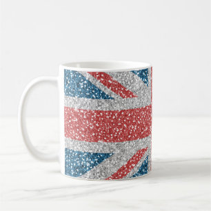 Caneca De Café Legal tendência de falso brilho de bandeira do Re