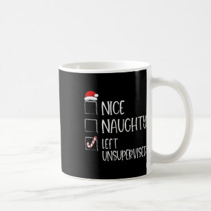 Caneca De Café Legal Travesso Deixado Sem Supervisão Diversão Nat
