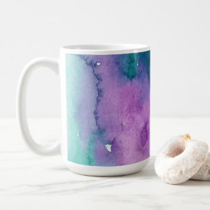 Caneca De Café Legal Watercolor Mug Blue, Green, Puro