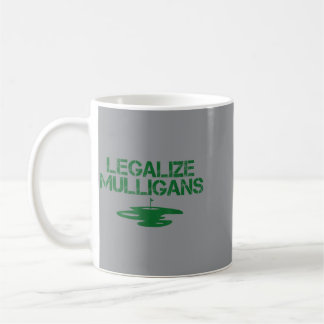Caneca De Café Legalize Mulligans Equipe Golfista Citação Engraça
