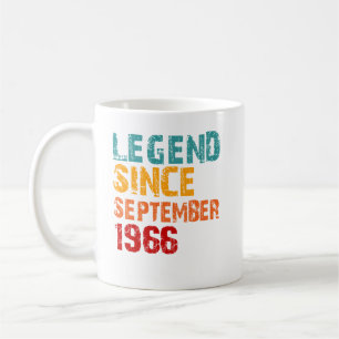 Caneca De Café Legenda 1966 Presentes de 60º Aniversário para Hom