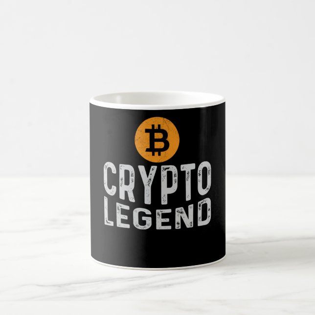Caneca De Café Legenda Crypto (Centro)