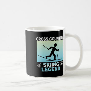Caneca De Café Legenda de esqui de Biathlon Cross Country