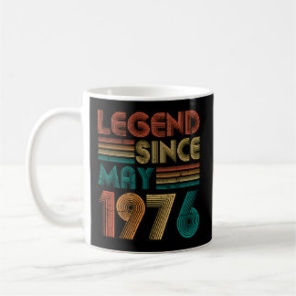 Caneca De Café Legenda Desde Maio De 1976 47º 47