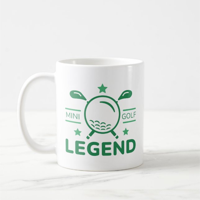 Caneca De Café Legenda do Minigolf (Esquerda)