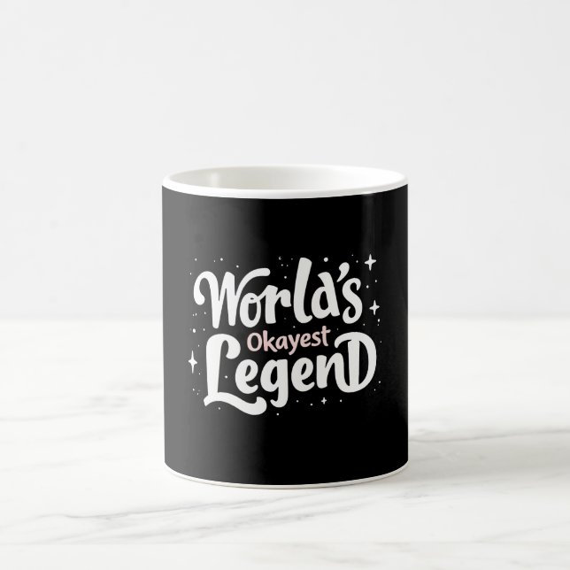 Caneca De Café Legenda mais bonita do mundo - citação engraçada (Centro)