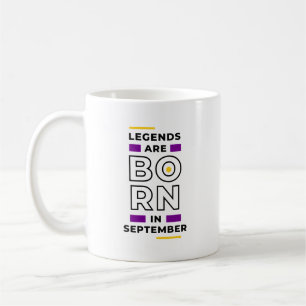 Caneca De Café Legendas estão nasceres em setembro