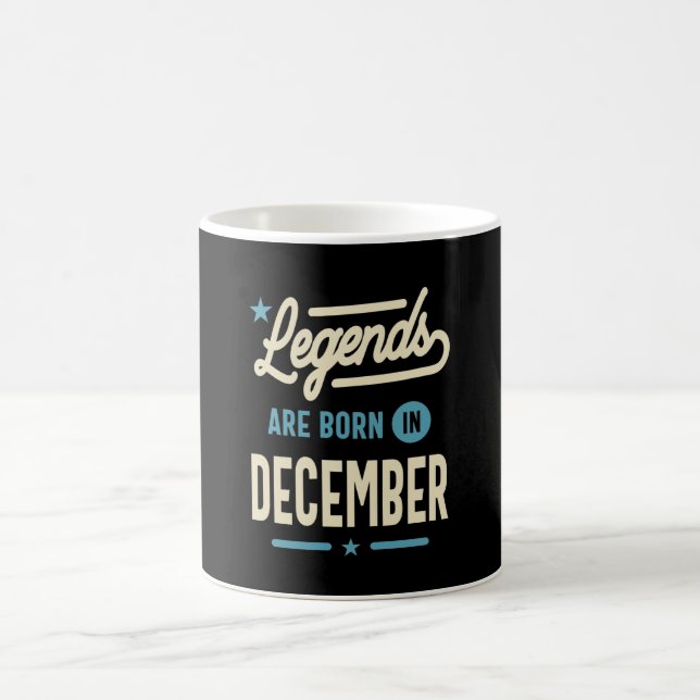 Caneca De Café Legendas são Nasceres em dezembro - Aniversário de (Centro)