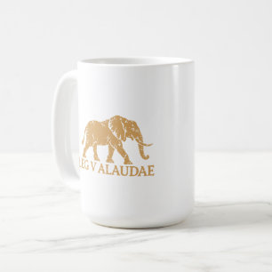 Caneca De Café Legio V Alaudae Elefante em Pigmento Antigo