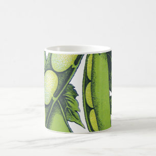 Caneca De Café Legumes Antigos; Feijão Lima, Alimentos Orgânicos 