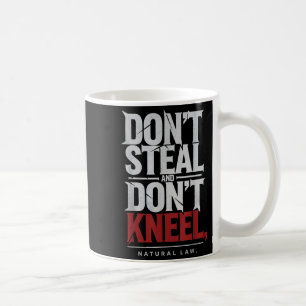 Caneca De Café Lei Natural Não Rouba Não Kneel Cota Filosofia
