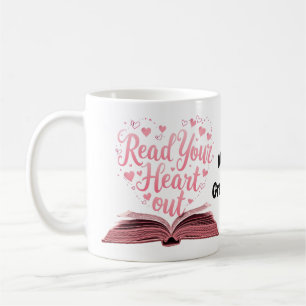 Caneca De Café Leia com o Coração um Refúgio para Amantes de Livr