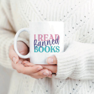 Caneca De Café Leia livros proibidos