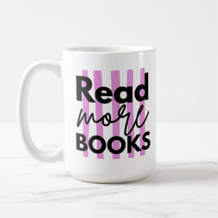 Caneca De Café Leia Mais Livros
