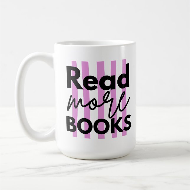 Caneca De Café Leia Mais Livros (Esquerda)