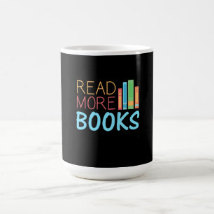 Caneca De Café Leia Mais Livros