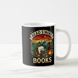 Caneca De Café Leia mais livros linda fogueira _ lendo livro