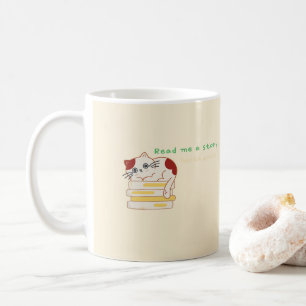 Caneca De Café Leia-Me Uma História Aquela Gata De Gato