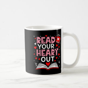 Caneca De Café Leia o Seu Coração Dia dos Namorados Livro Menina