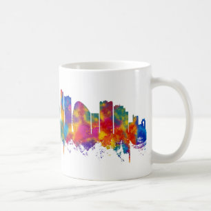Caneca De Café Leicester England Skyline