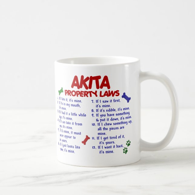 Caneca De Café Leis 2 da propriedade de AKITA (Direita)