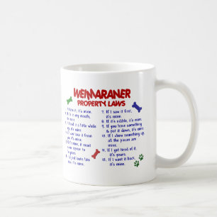Caneca De Café Leis 2 da propriedade de WEIMARANER