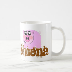 Caneca De Café Leitão feliz