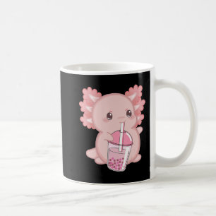 Caneca De Café Leite De Morango Cute Axolotl Japonês, Manguinheir