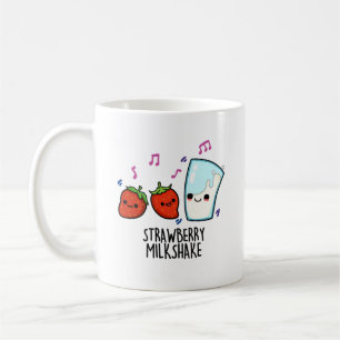 Caneca De Café Leite De MorangoAgitar Leite De Cuta E Arango