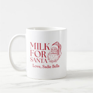 Caneca De Café Leite De Porco Desenhado À Mão Para Papais noeis