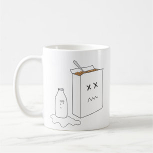 Caneca De Café leite derramado