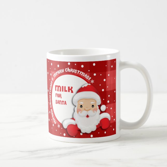 Caneca De Café Leite para Papais noeis. Presente de Natal (Direita)