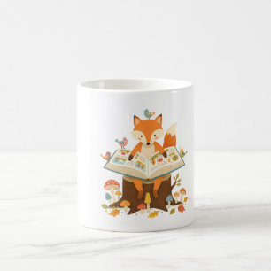 Caneca De Café Leitor da Floresta Curiosa