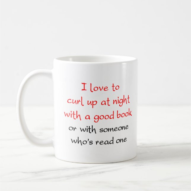 Caneca De Café leitor de livros (Esquerda)
