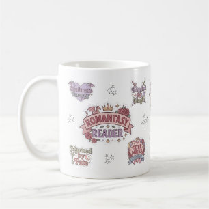 Caneca De Café Leitor de Romantasia Literário