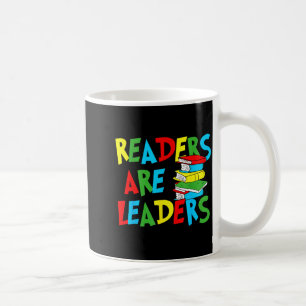 Caneca De Café Leitores são líderes amante de ler livro professor