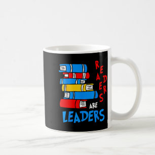 Caneca De Café Leitores são líderes amante de livros professor cr