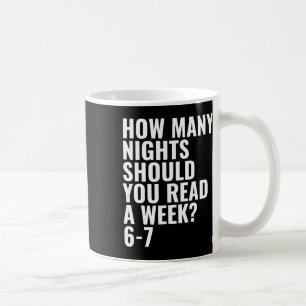 Caneca De Café Leitura 6 7 Seis Sete Bibliotecário Professor Ingl