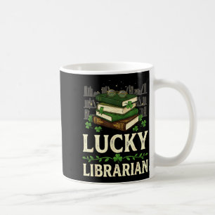 Caneca De Café Leitura de literatura do dia de São Patrício da bi