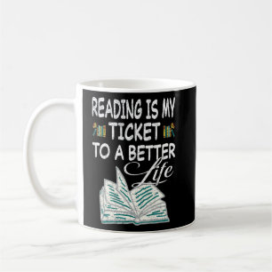 Caneca De Café Leitura de Livros Biblioteca de Literatura Livros