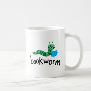 Caneca De Café Leitura do Bookworm Bonito Amigo com Livro