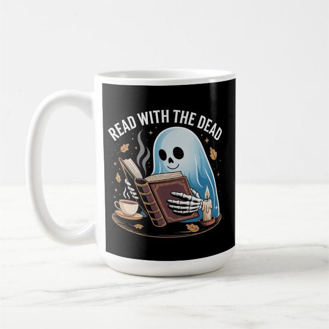 Caneca De Café Leitura Noturna Com O Morto (Esquerda)