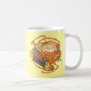 Caneca De Café Lema do Professor de Estudos Sociais