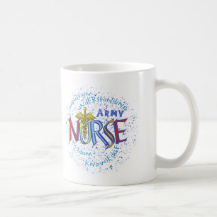 Caneca De Café Lema Enfermeira do Exército