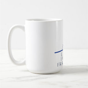 Caneca De Café Lema Francês Liberdade Igualdade Fraternidade Cane